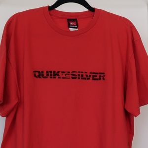 Quicksilver Short-Sleeve Solid Light Red Tee